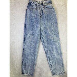 Vintage Palmetto's Jeans Womens 9 Acid wash High Waist Taper Leg Back Pockets